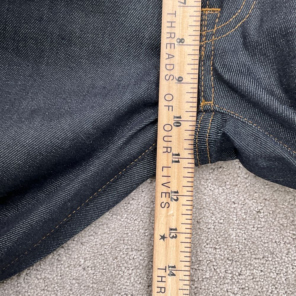 J Crew 250 Jeans Men 31W 32L Indigo Blue Kurabo Japanese Skinny Leg Denim - Picture 10 of 14